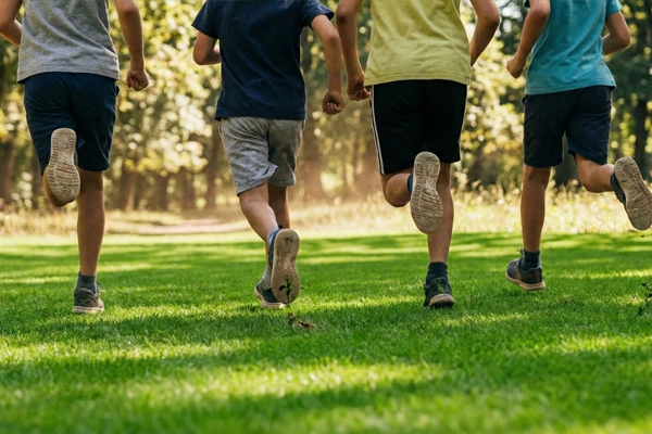 かけっこレッスンの様子